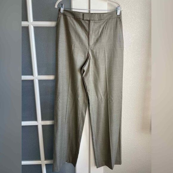Ellen Tracy - Women's Wool Blend Trouser - Size 10 - Beige - Picture 2 of 6